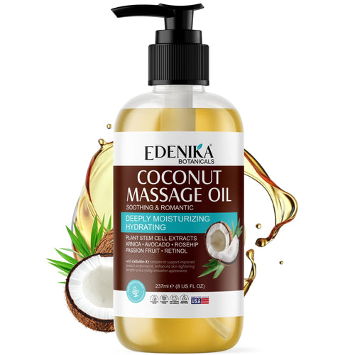 Tropical Coconut Massage Oil for Massage Therapy, Soothing Massage Oil
