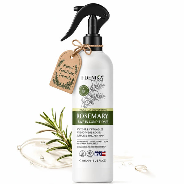 Rosemary Oil Spray Leave-In Conditioner & Detangler for Stronger Hair