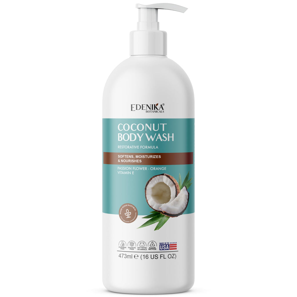 Coconut Body Wash 2-Pack, Cleans, Softens & Nourishes Dry Skin — image 8