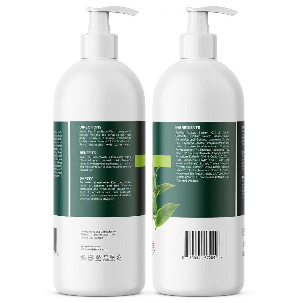Tea Tree Body Wash (Pack of 3) for Skin Therapy, Deep Cleansing & Soothing — image 7