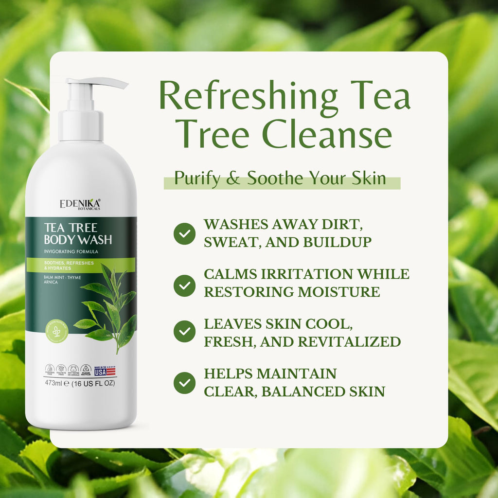 Tea Tree Body Wash (Pack of 3) for Skin Therapy, Deep Cleansing & Soothing — image 2