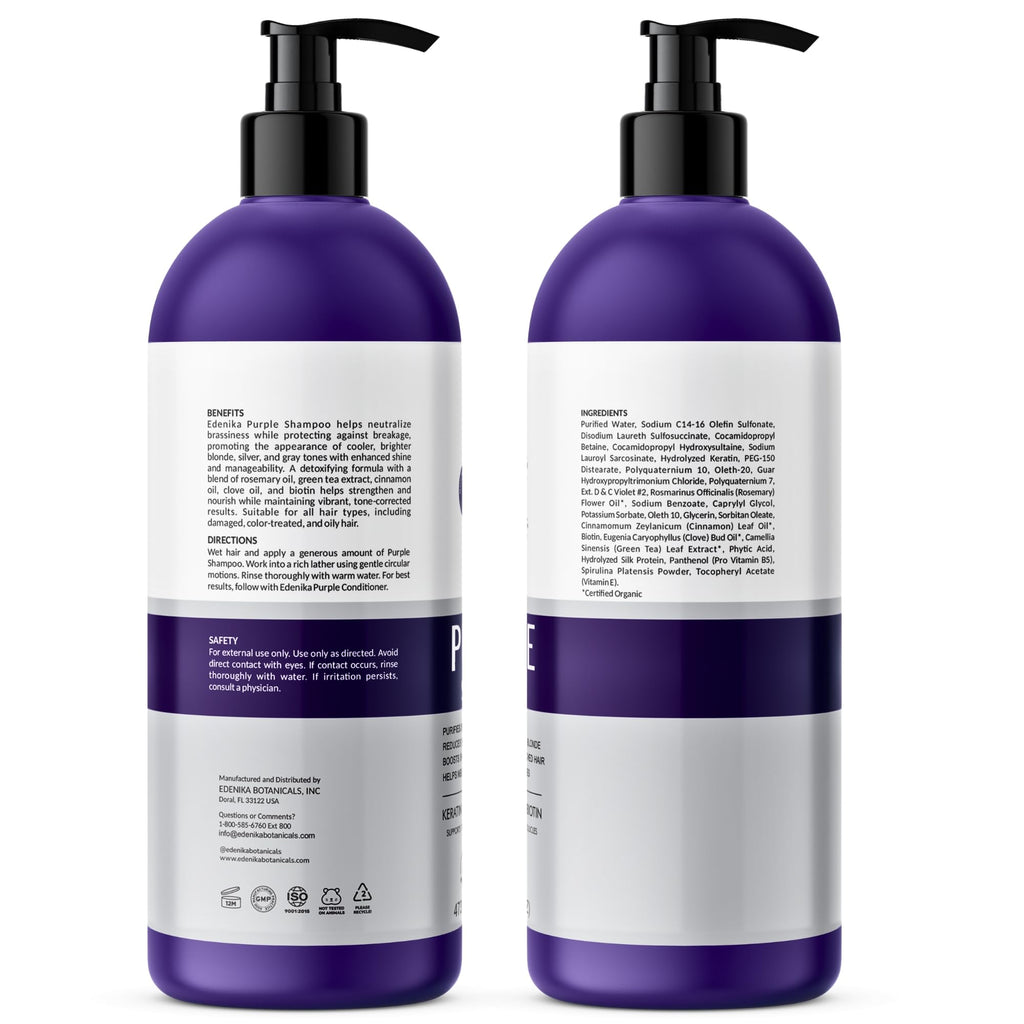 Rosemary Purple Shampoo & Purple Hair Mask Conditioner Set, Sulfate-Free — image 8