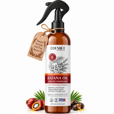 Batana Oil Spray Leave-In Conditioner & Detangler for Hair Growth