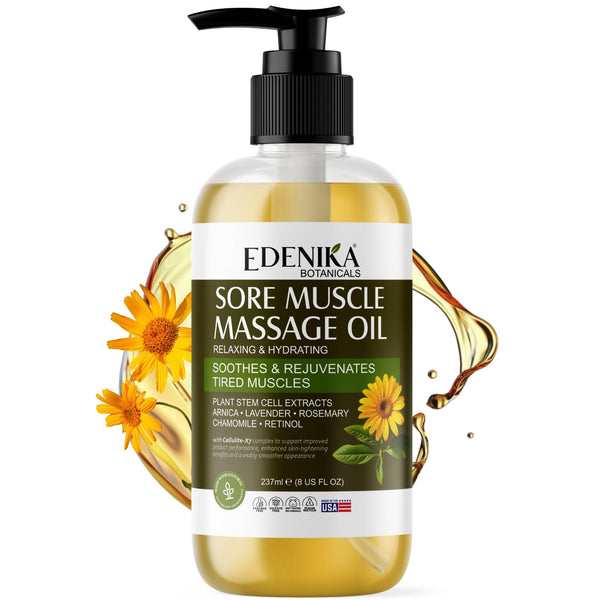 Maximum Strength Sore Muscle Massage Oil with Pure Arnica, Massage Therapy