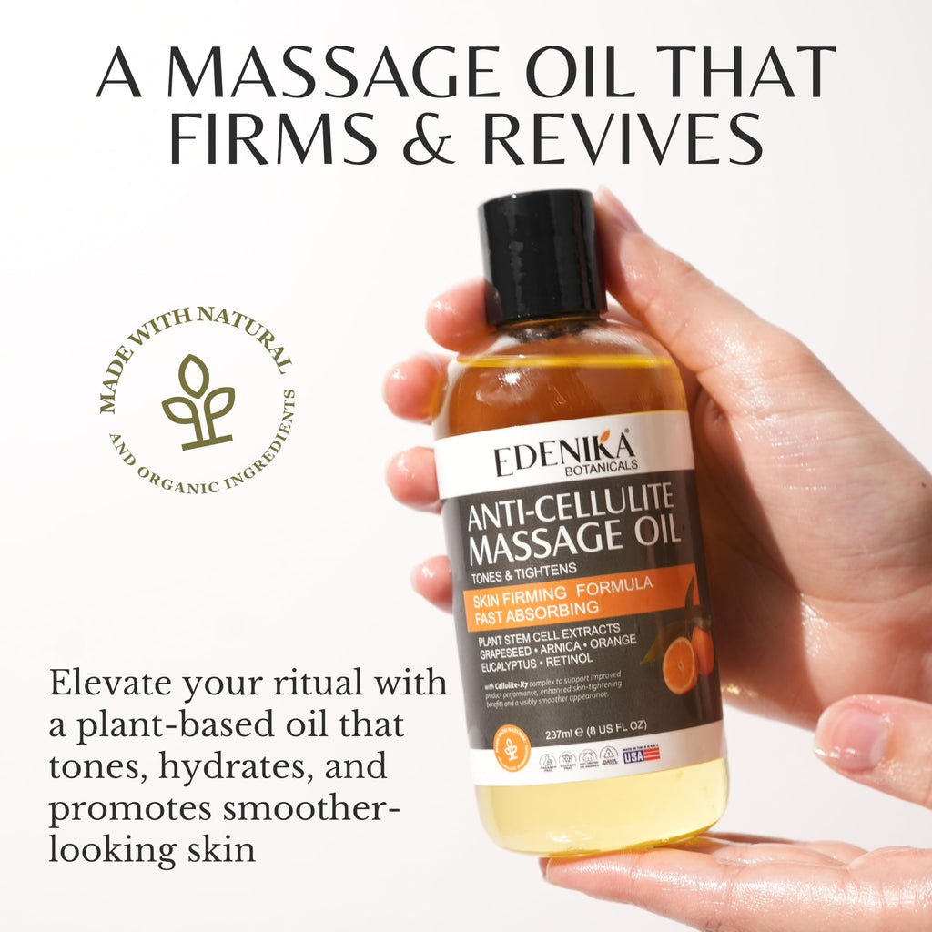 Firming Anti Cellulite Massage Oil with Grapeseed Oil, Caffeine & Retinol — image 3
