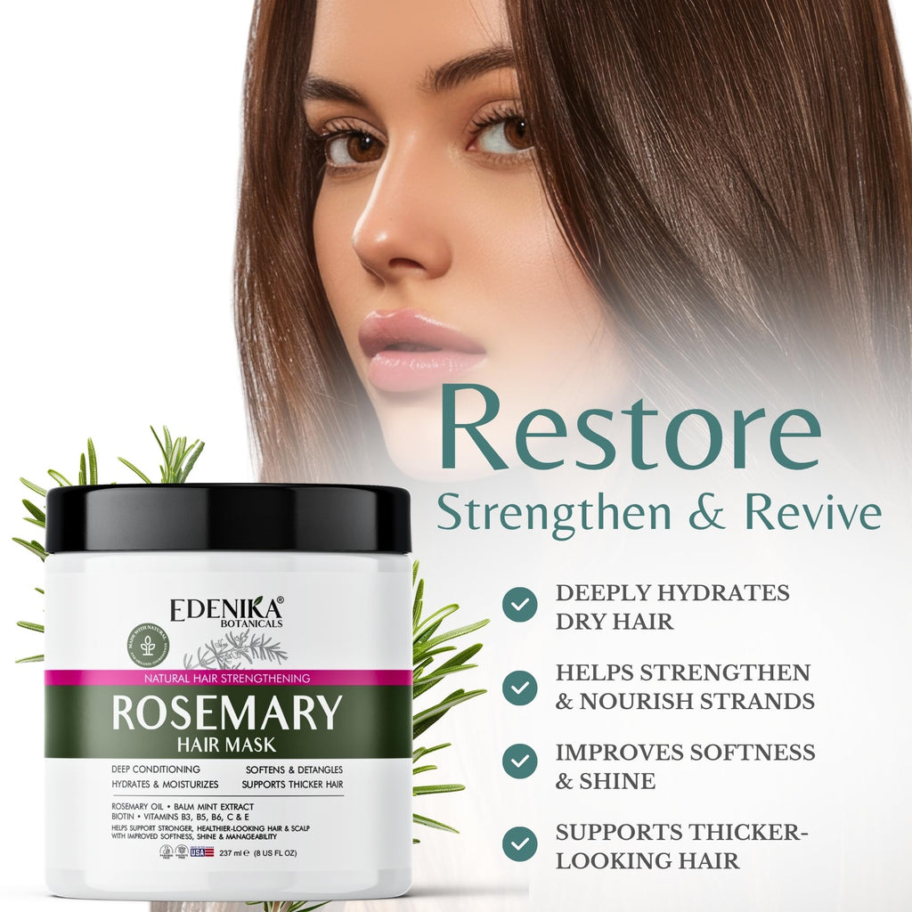 Rosemary Oil Hair Mask, Deep Conditioning, Hair Strengthening & Fortifying — image 2
