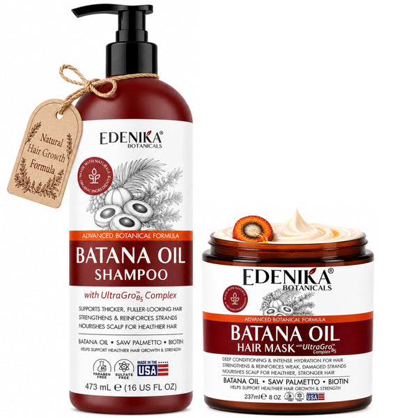 Batana Hair Shampoo & Hair Mask with Batana Oil for Hair Growth