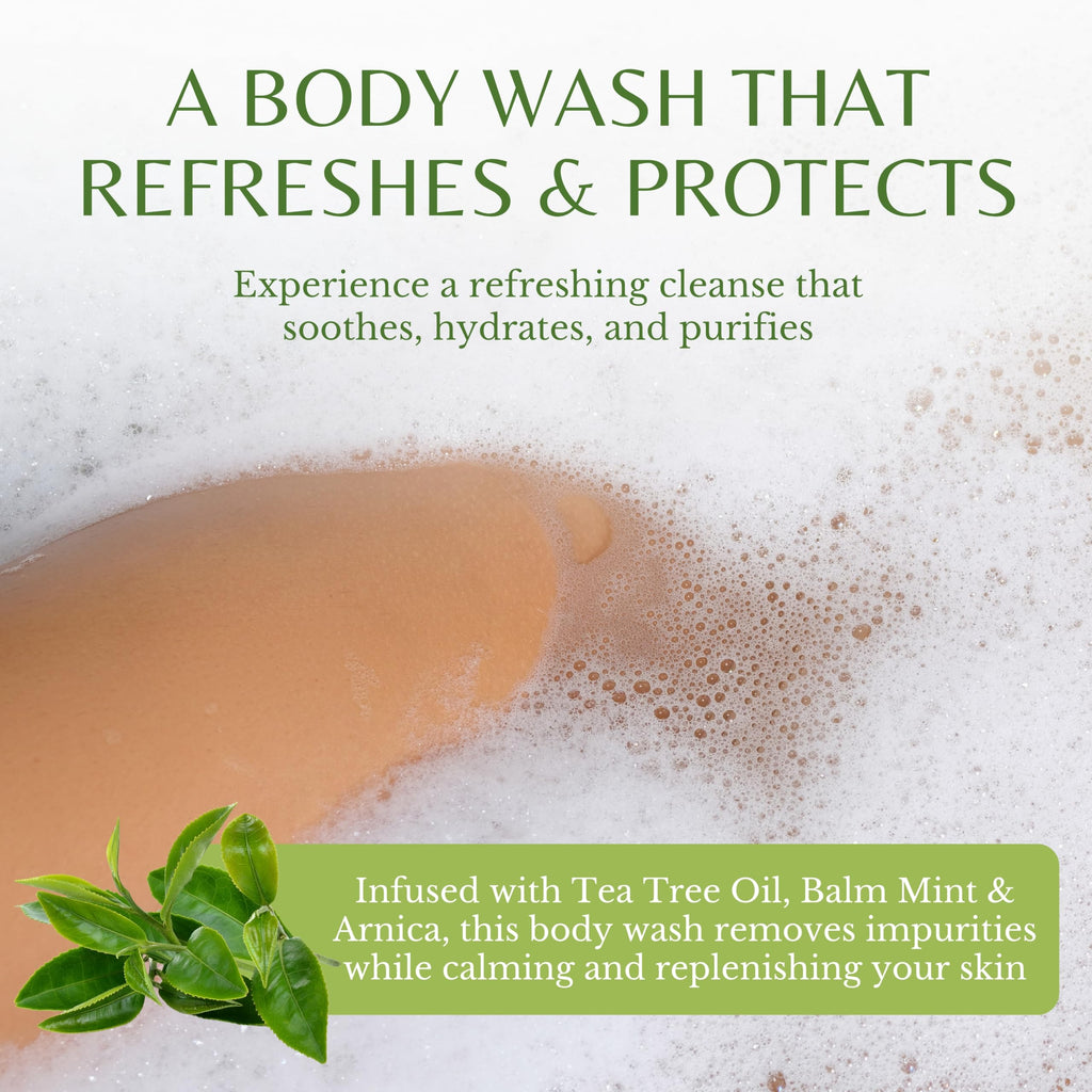Tea Tree Body Wash (2 Pack) for Skin Therapy, Deep Cleansing & Refreshing — image 2