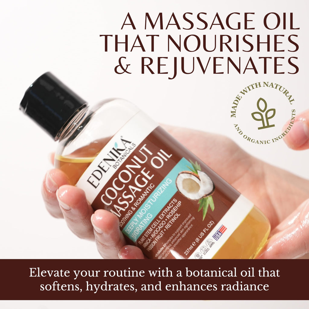 Tropical Coconut Massage Oil for Massage Therapy, Soothing Massage Oil — 2-Pack — image 3