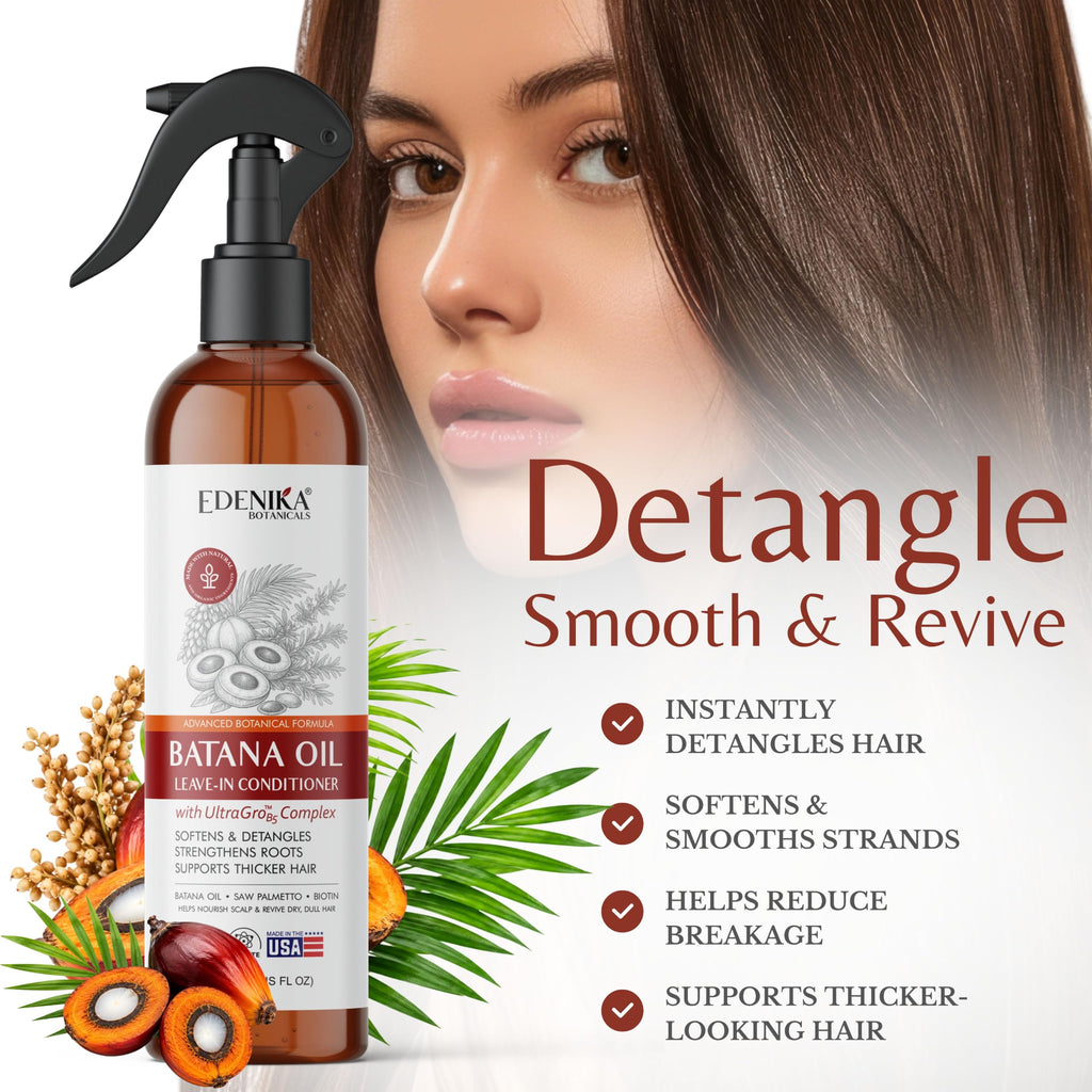 Batana Oil Spray Leave-In Conditioner & Detangler for Hair Growth — image 3