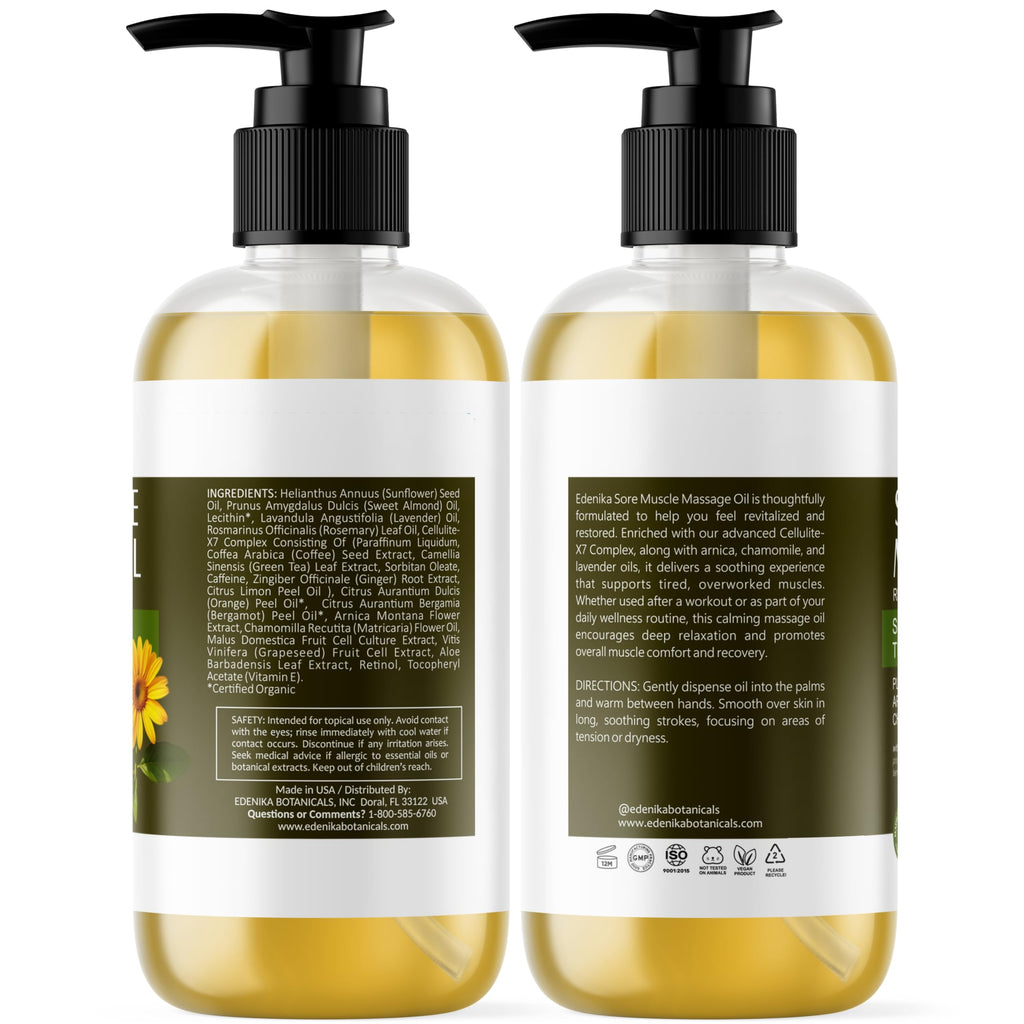 Maximum Strength Sore Muscle Massage Oil with Pure Arnica, Massage Therapy — 2-Pack — image 7