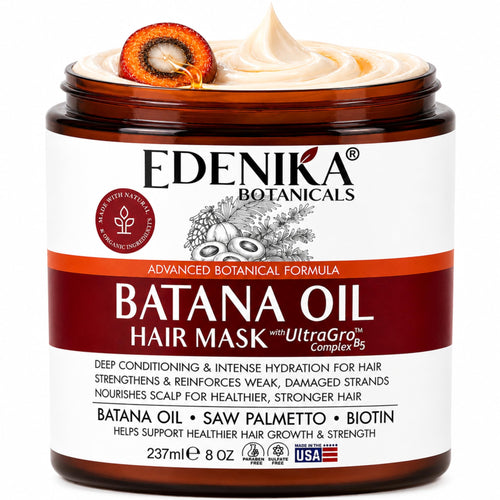 Batana Hair Mask with Batana Oil for Hair Growth & Deep Conditioning