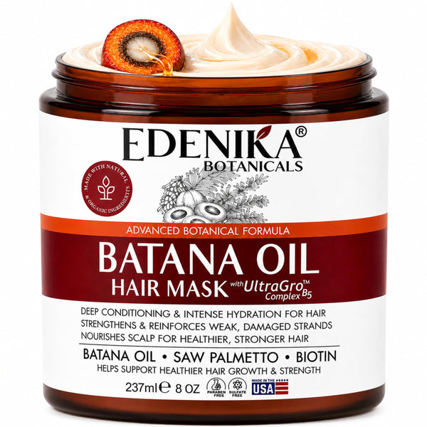 Batana Hair Mask with Batana Oil for Hair Growth & Deep Conditioning