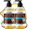 Tropical Coconut Massage Oil for Massage Therapy, Soothing Massage Oil — 2-Pack