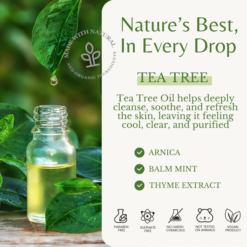 Tea Tree Body Wash (2 Pack) for Skin Therapy, Deep Cleansing & Refreshing — image 3