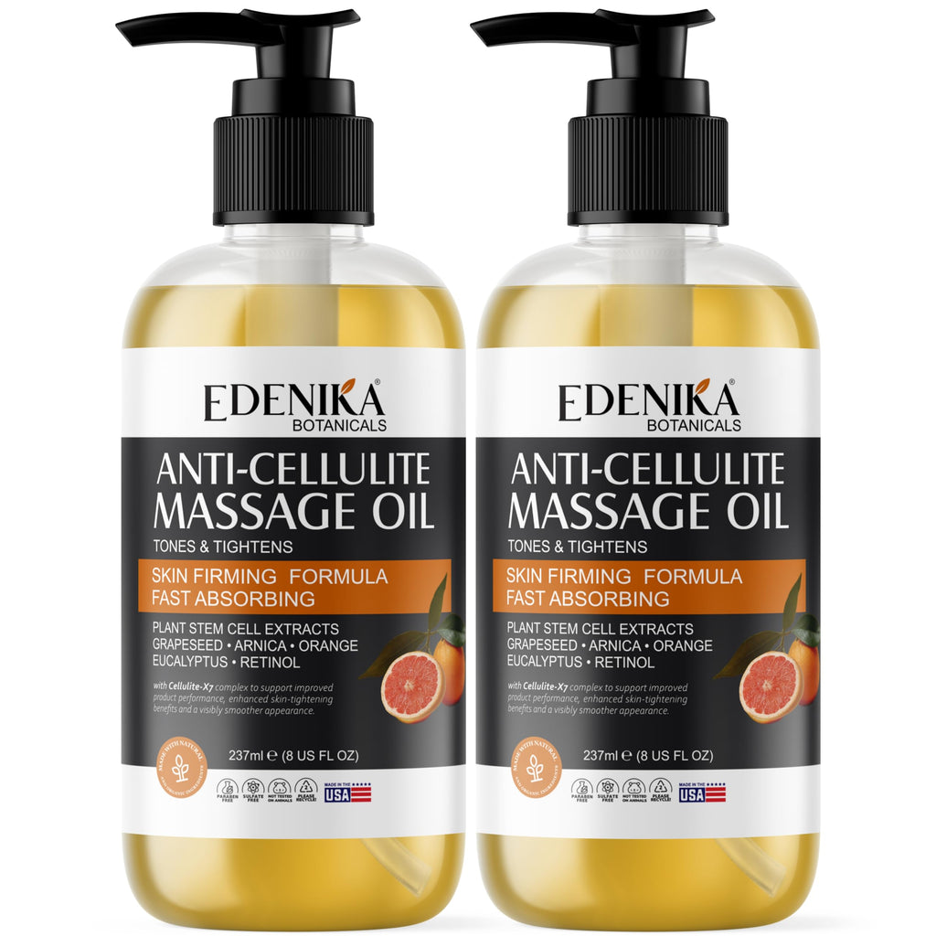 Firming Anti Cellulite Massage Oil with Grapeseed Oil, Caffeine & Retinol — 2-Pack — image 8