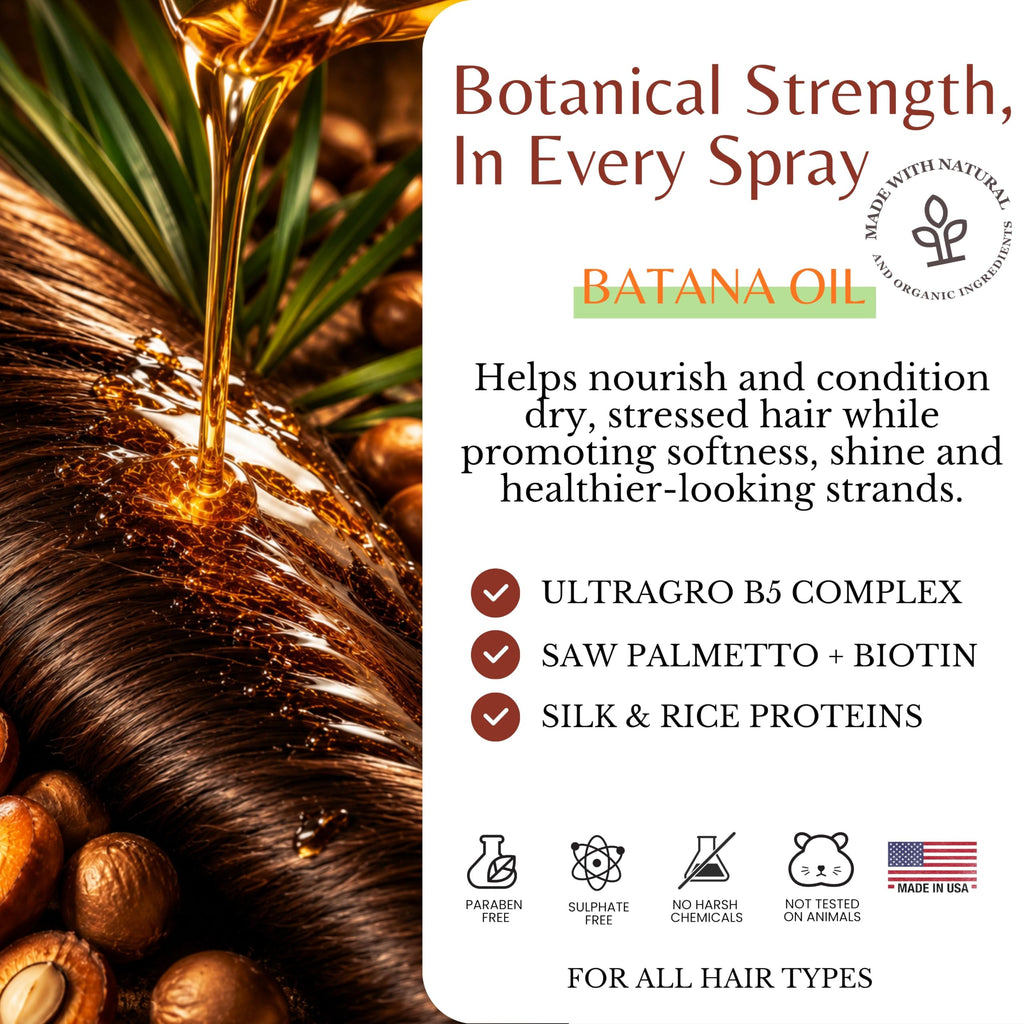 Batana Oil Spray Leave-In Conditioner & Detangler for Hair Growth — image 4