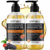 Firming Anti Cellulite Massage Oil with Grapeseed Oil, Caffeine & Retinol — 2-Pack